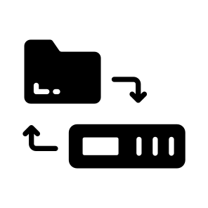 Server, Datacenter, Folder, File, Archive icon