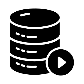 Data, Database, Db, Media, Video icon
