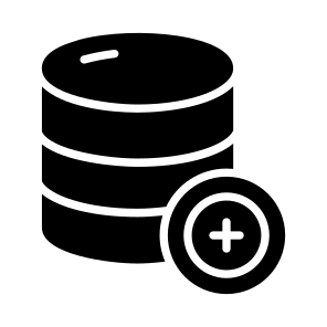 Data, Database, Db, New, Add icon