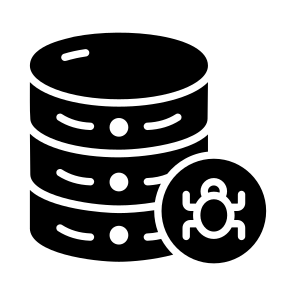 Data, Database, Db, Virus, Bug icon