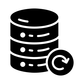Data, Database, Reload, Refresh, Backup icon