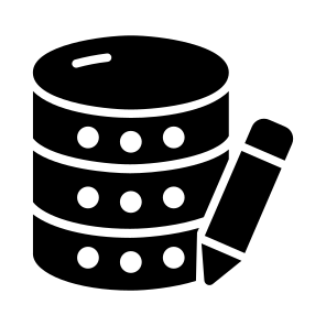 Data, Db, Edit, Change, Database icon