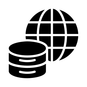 Data, Global, Db, Database, Storage icon