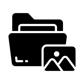 Data, Media, Folder, Archive, Image icon