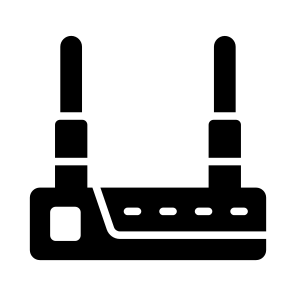 Data, Router, Wifi, Signal, Device icon