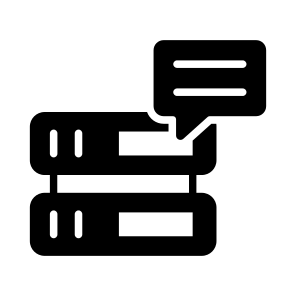 Data, Server, Alert, Datacenter, Message icon