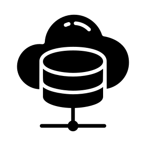 Data, Shared, Connection, Network, Cloud icon