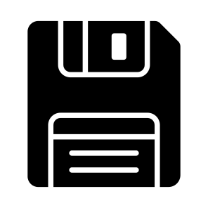 Floppy, Disk, Media, Drive, Storage,,, icon