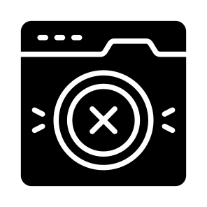 Web, Error, Crash, Glitch, Issue icon