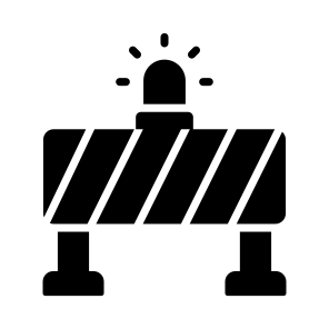 Barrier, Barricade, Obstacle, Security, Safety icon