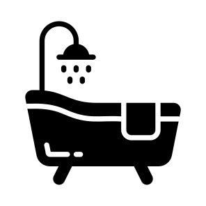 Bathtub, Bath, Shower, Bathroom, Lavatory icon