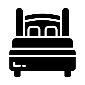 Bed, Bedroom, Furniture, Bedstead, Interior icon