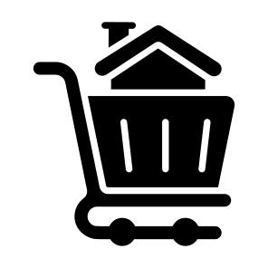 Buy, Purchase, Home, House, Residence icon