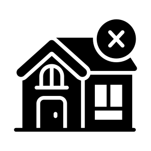 Cancel, Cross, Home, House, Residence icon