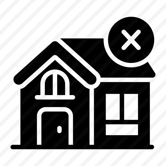 Cancel, Cross, Home, House, Residence preview