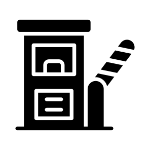 Checkpost, Checkpoint, Gate, Stopper, Barrier icon