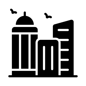 Complex, Mall, Center, Residence, Property icon