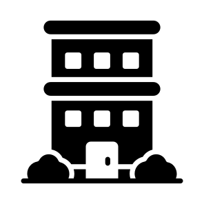 Hotel, Motel, Residence, Property, Estate,,,,, icon