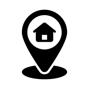 Location, Gps, Address, Home, House icon