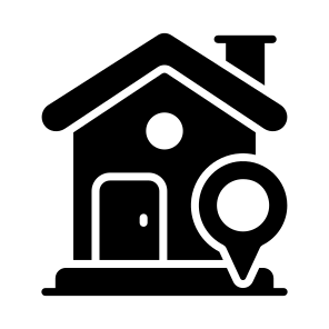 Location, Gps, Tracking, Address, Home icon