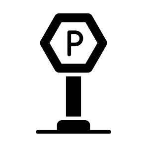 Parking, Sign, Signage, Signboard, Board icon
