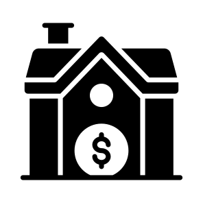 Price, Cost, Home, House, Residence icon