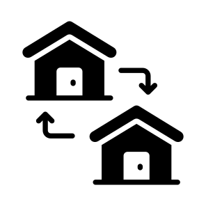 Shifting, Moving, Home, House, Residence icon