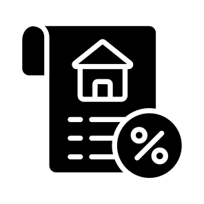 Tax, Paper, Sale, Home, House icon