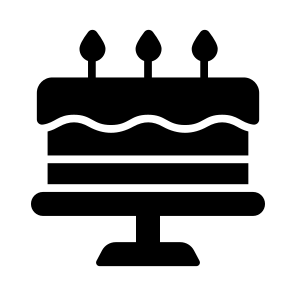 Cake, Dessert, Sweet, Food, Confectionery, icon