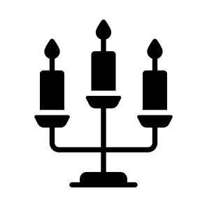 Candle Stand, Candleholder, Candles, Candelabra, Candlelight icon