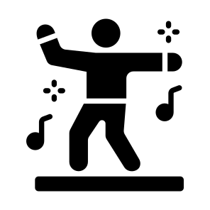 Dancing, Performance, Enjoying, Party, Celebration icon