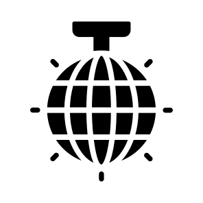 Disco Ball, Light, Prop, Decor, Ornament icon