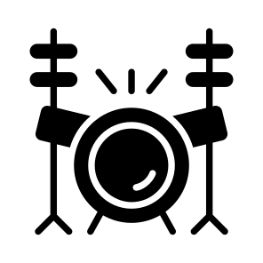 Drums, Drumbeat, Percussion, Instrument, Drum Set icon