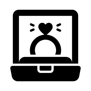 Engagement Ring, Ceremony, Event, Wedding Ring, Marriage Ring icon