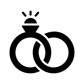 Engagement Rings, Ceremony, Event, Wedding Rings, Marriage Rings icon