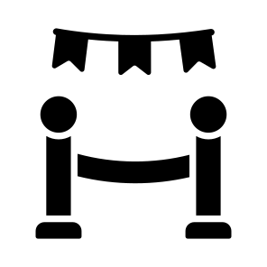 Entrance Pole, Carpet, Entrance, Vip Entry, Barrier icon