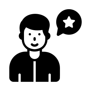Event Review, Feedback, Rating, Testimonial, Comment icon