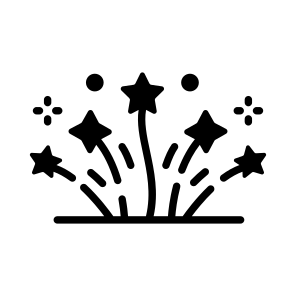Fireworks, Firecrackers, Pyrotechnics, Celebration, Party icon
