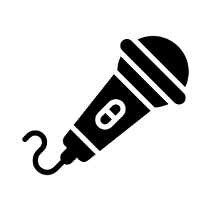 Mic, Device, Wired Mic, Handheld Mic, Stage Mic, icon