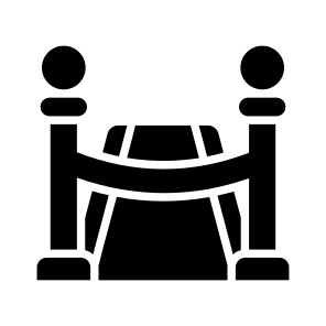 Red Carpet, Pole, Entrance, Vip Entry, Barrier icon