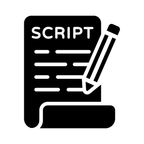 Script, Speech Notes, Writing, Paper, Draft icon