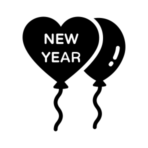 ,balloons, Decoration, Party, Celebration, Bunch, icon