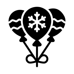 Balloons, Decoration, Party, Celebration, Bunch icon