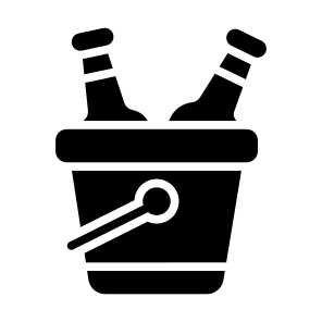 Bucket, Drink, Chiller, Beverage, Champagne icon