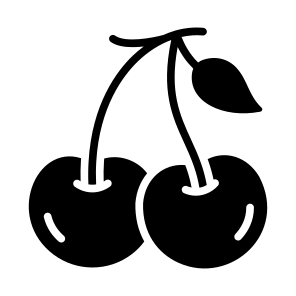 Cherries, Berries, Fruit, Food, Nutrition icon