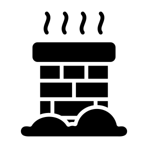 Chimney, Stack, Cold, Steam, Smoke icon