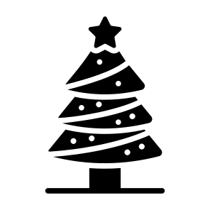 Christmas, Tree, Pine, Spruce, Greenery, icon