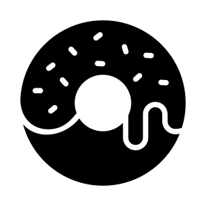 Donut, Sweet, Dessert, Confectionery, Sweetmeat icon