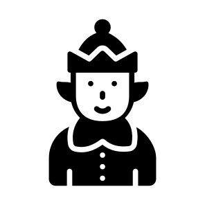 Elf, Helper, Character, Cartoon, Person icon
