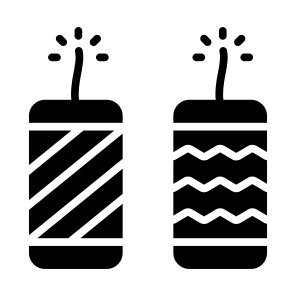 Firecrackers, Fireworks, Crackers, Celebration, Pyrotechnics icon